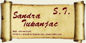 Sandra Tupanjac vizit kartica